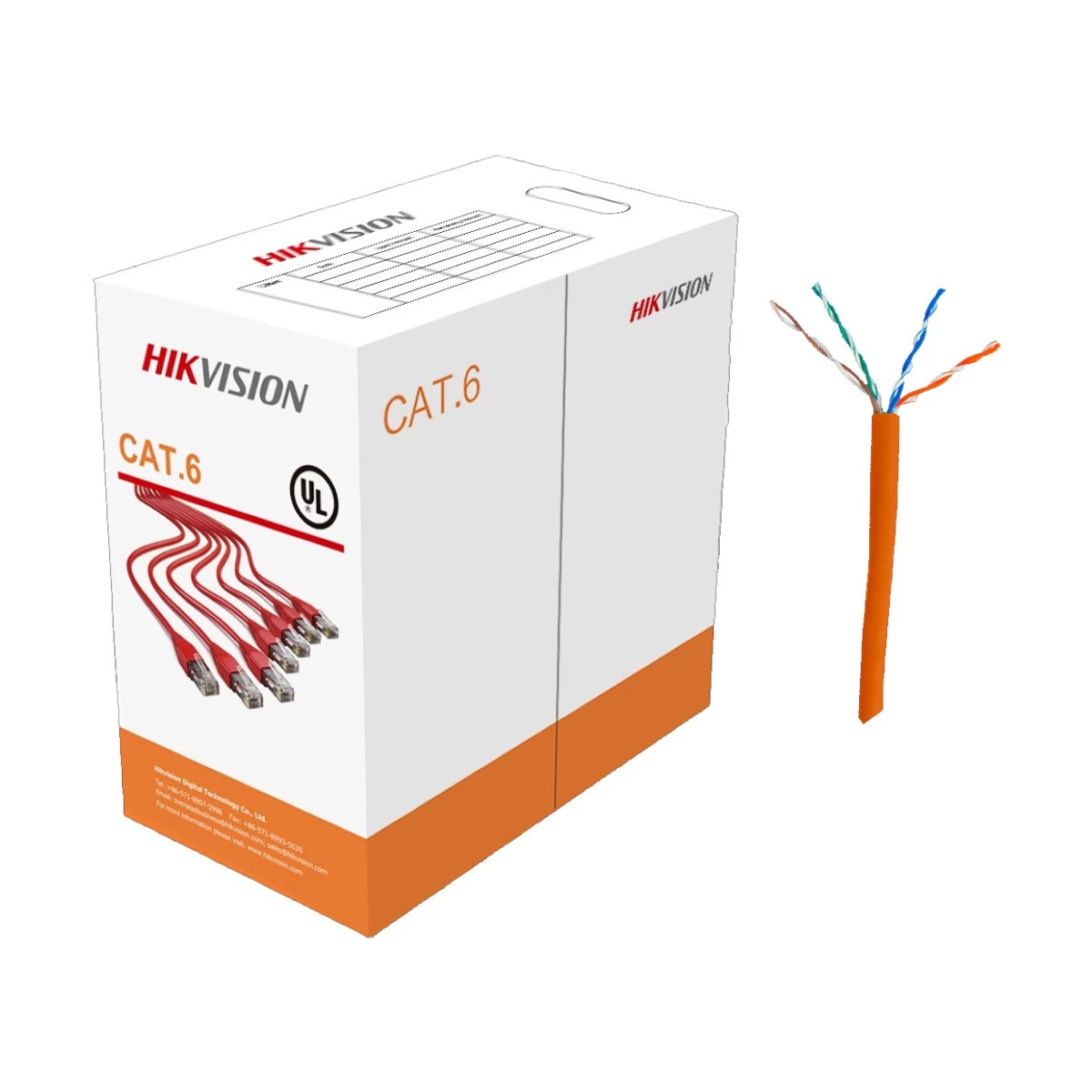 Hikvision DS-1LN6U-Z/CCA Cat-6 U/UTP Cable (Meter)