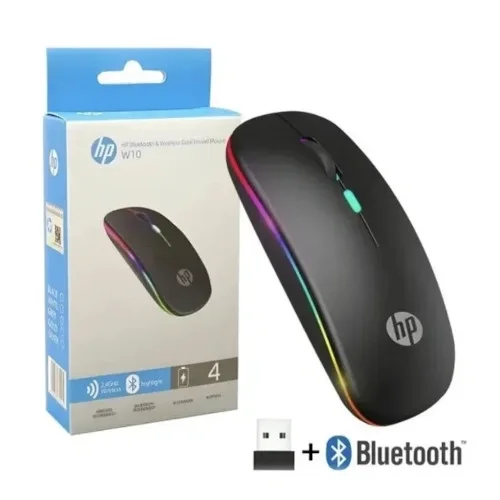 HP W10 Wireless Rechargeable Bluetooth Mouse