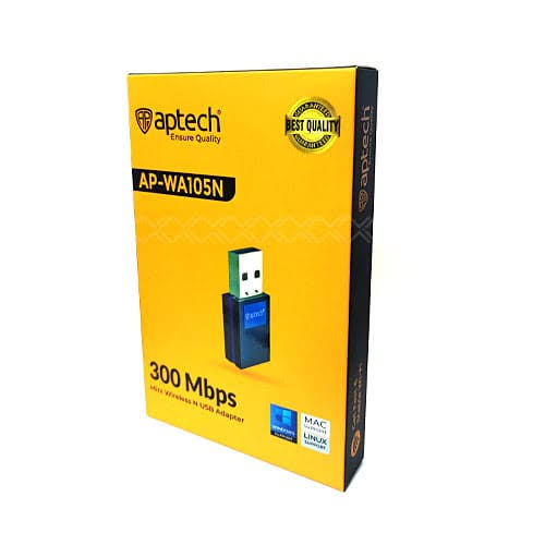Aptech AP-WA105N 300Mbps WiFi Adapter