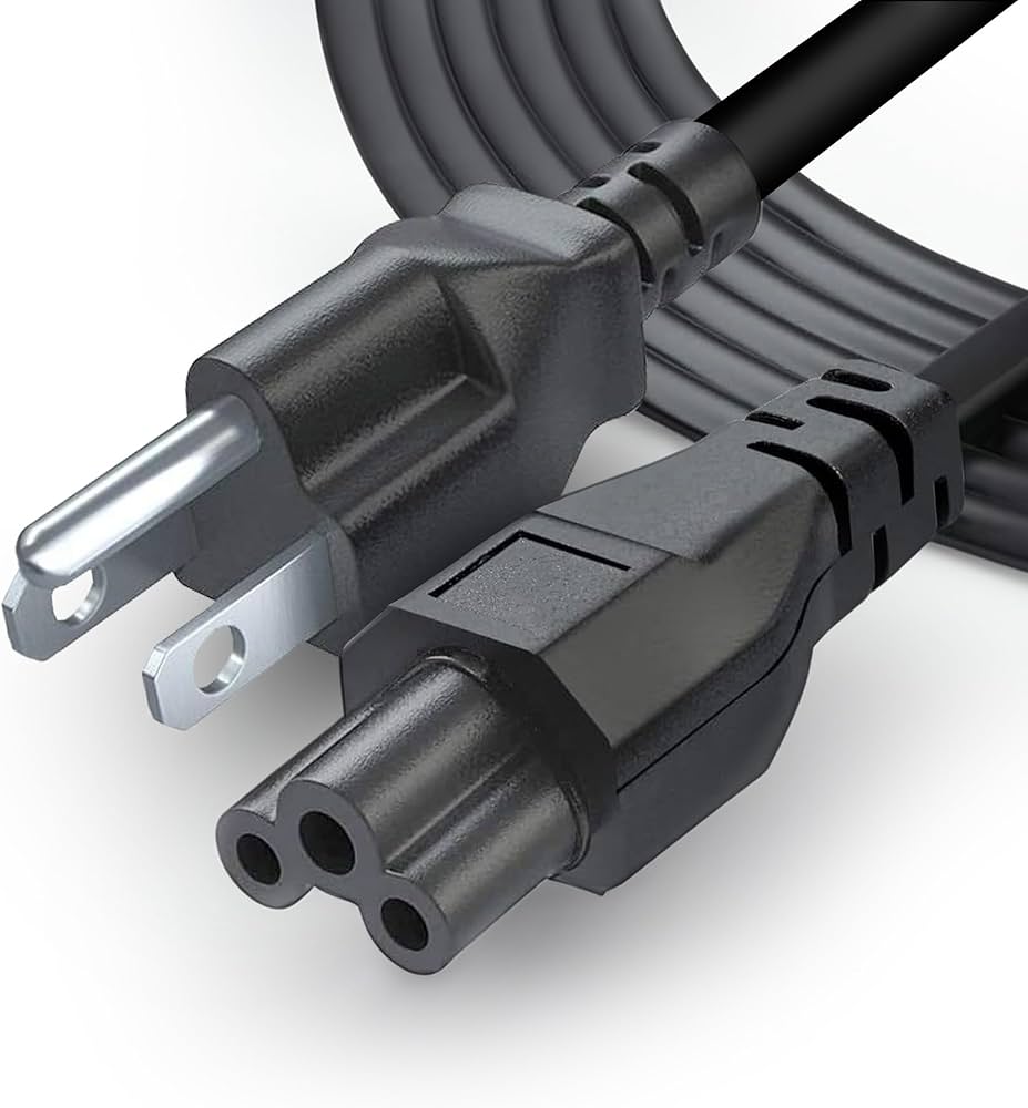 3-Pin Laptop Power Cable Slim (ORG)
