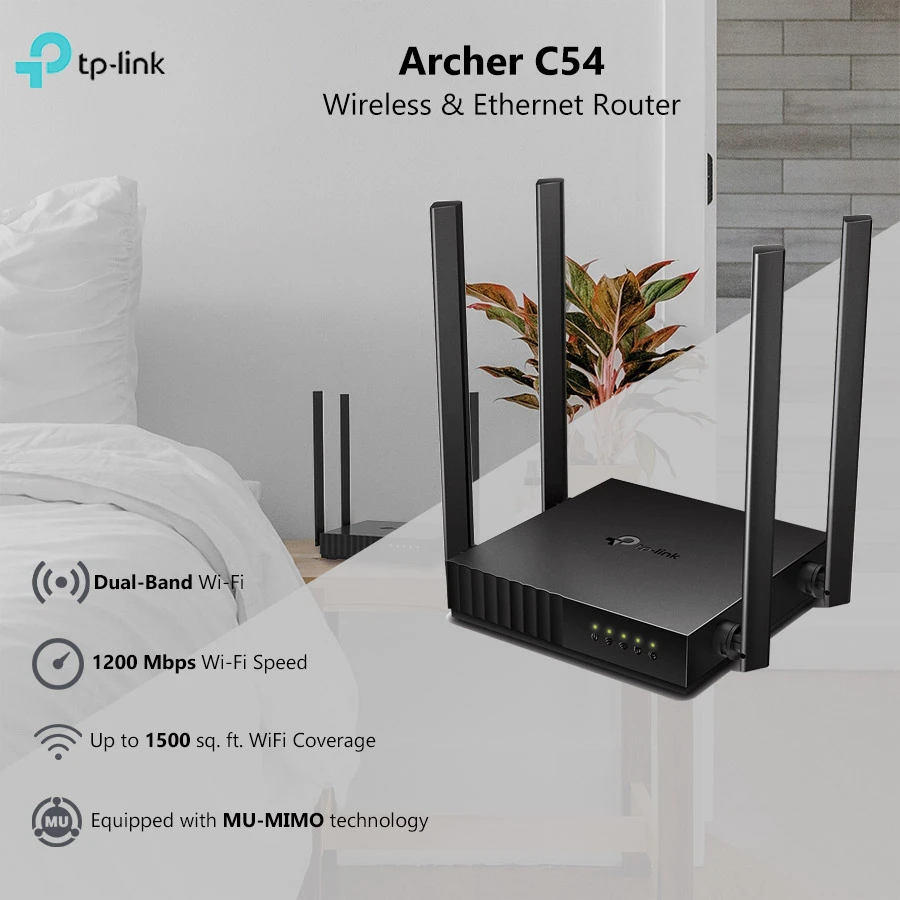 TP-Link Archer C54 AC1200 Dual Band Wi-Fi Router